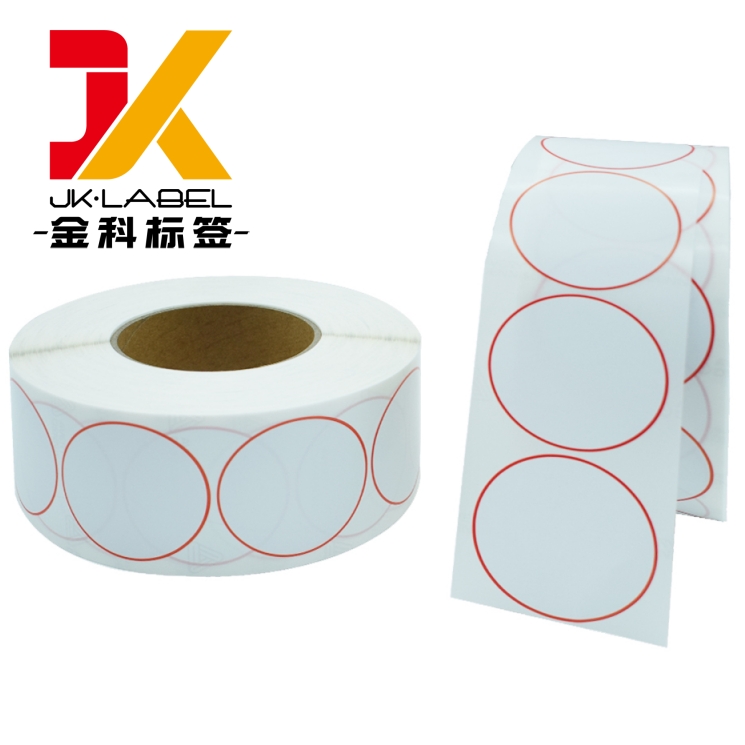 Custom Round Barcode Roll Labels for Tracking and Retail Packaging